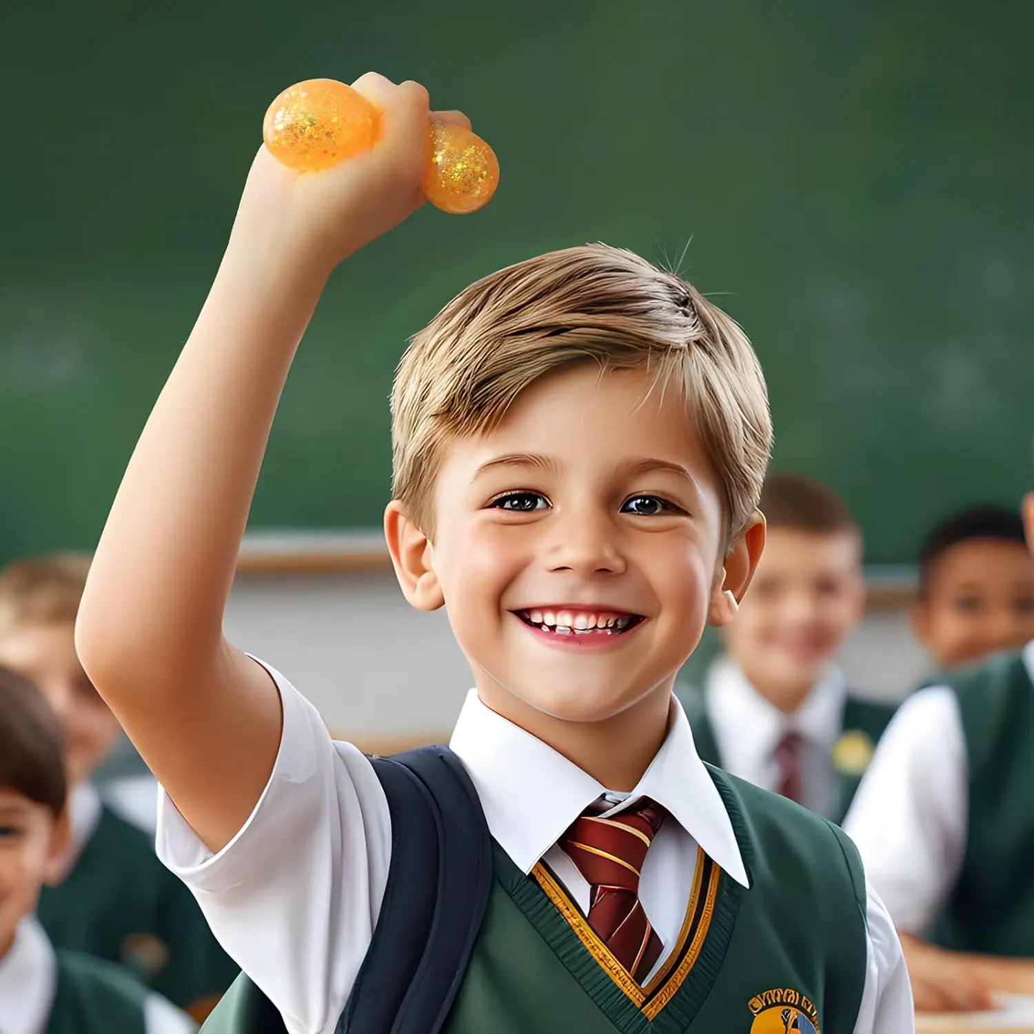 4 упаковки блестящие красивые квадратные антистрессовые кубики красочные льда