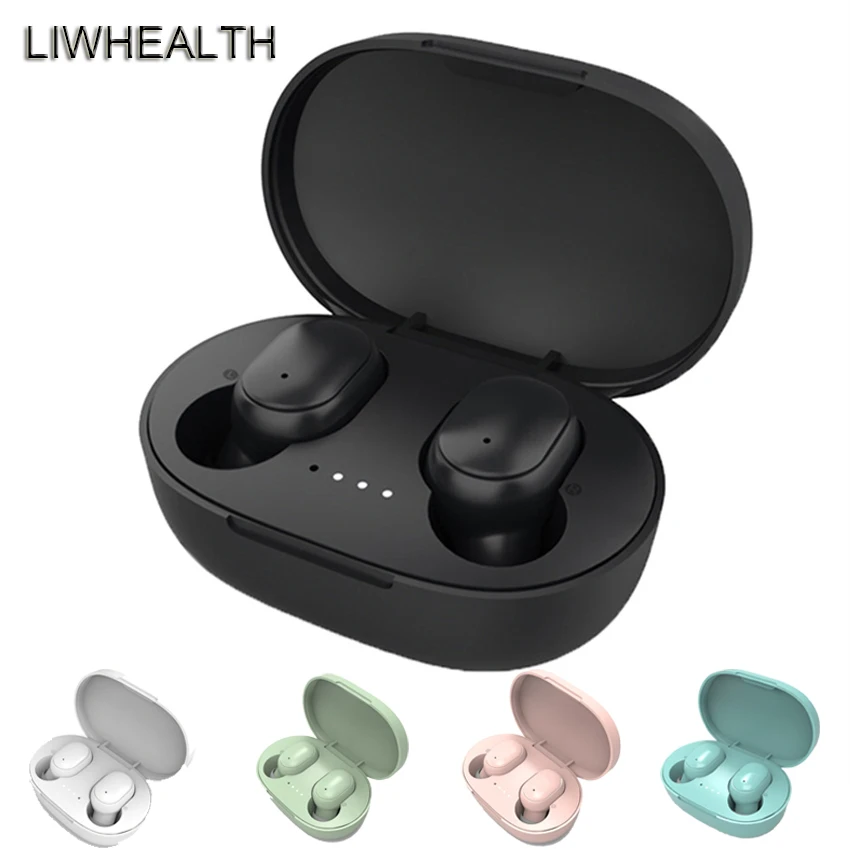 Недорогие беспроводные Bluetooth-наушники TWS мини-наушники с микрофоном и зарядным