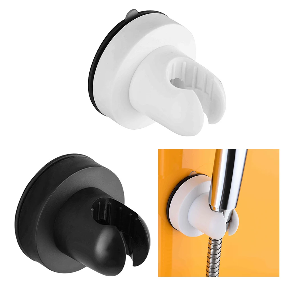 

Perforation Free Shower Bracket Shower Head Hanging Seat Bathroom Shower Rain Lotus Canopy Wall Mount Fixed Wall Base