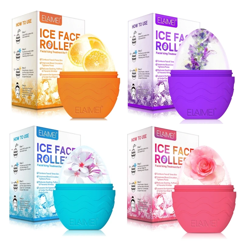 

Silicone Ice Roller Mold Facial Ice Massage for Women Girls Remove Fine Lines