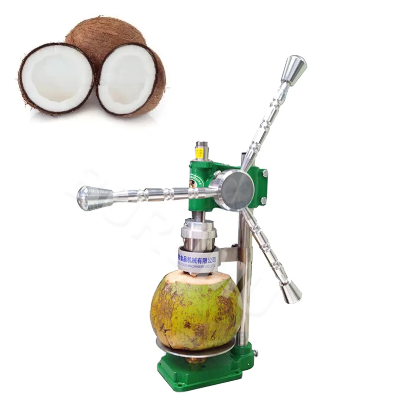 

Открывалка для кокоса ручная открывающаяся Кокосовая машина для экономии усилий, нержавеющая сталь, укупорочная крышка, резак