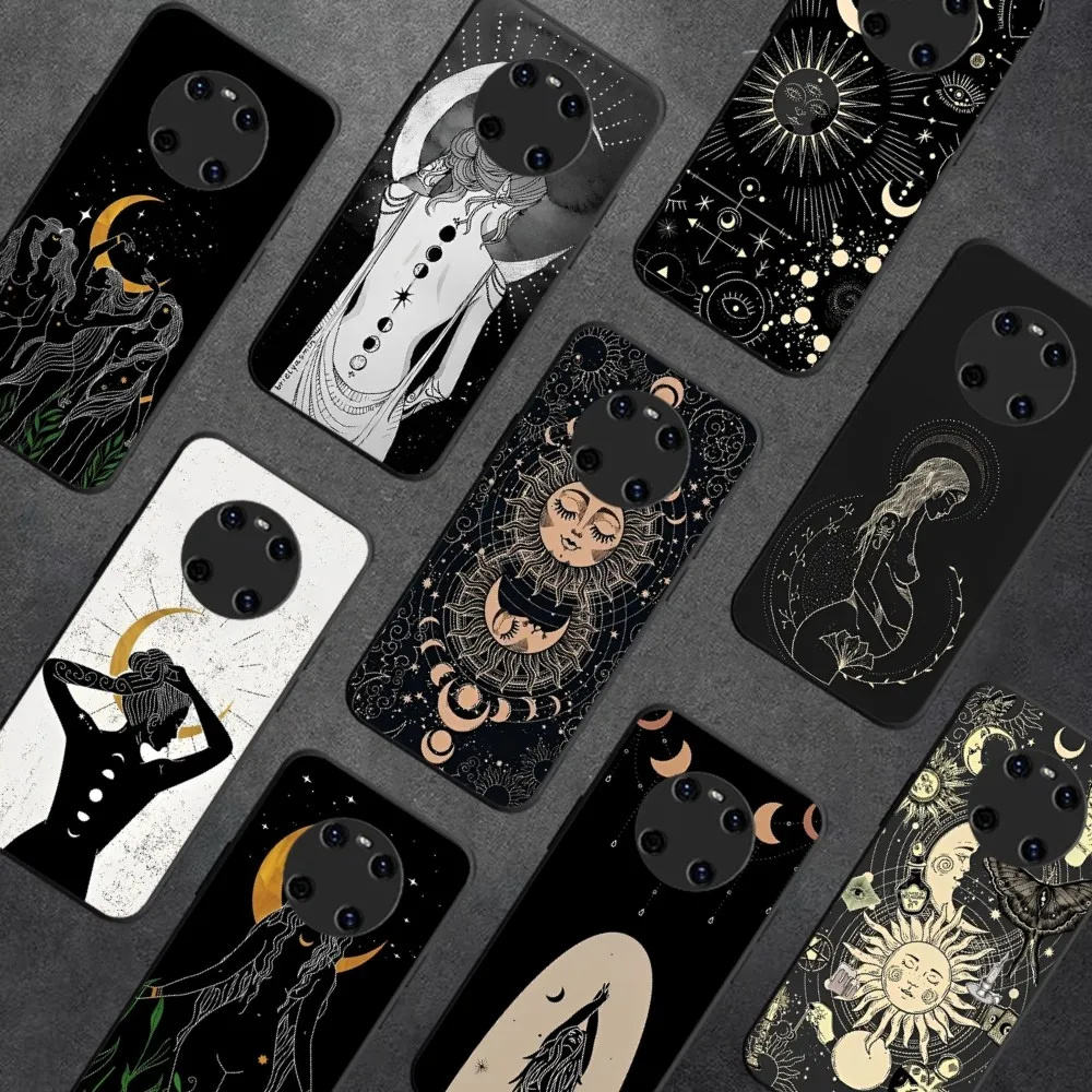 

Witches Moon Tarot Mystery Totem Phone Case For Huawei Y9 6 7 5 Prime Enjoy 7s 7 8 plus 7a 9e 9plus 8E Lite Psmart Shell