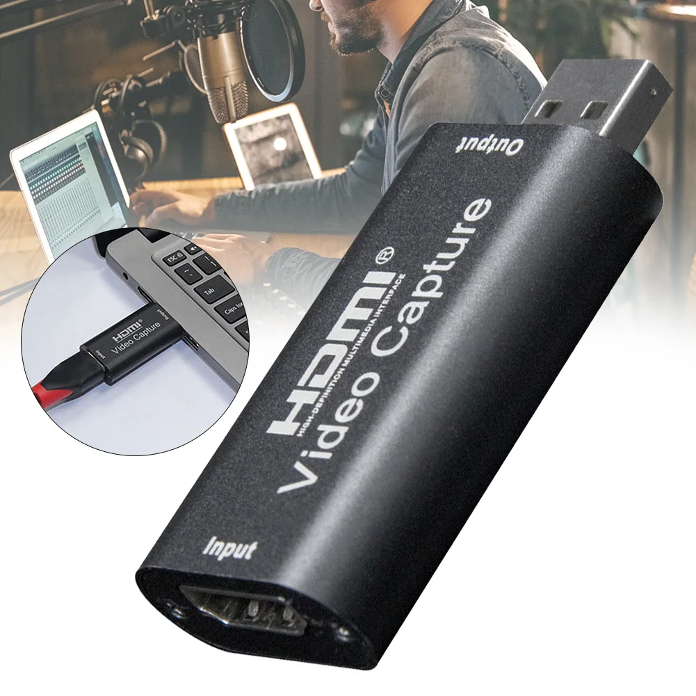 

Подключи и играй для USB-адаптера, Бесплатный диск, VCR плеер, видеокарта, прямая трансляция, портативное воспроизведение