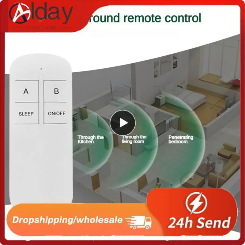 

Remote Control Wireless Wall-mounted Remote Control Remote Control Distance Signal Stable Indoor General Spare Parts 433.92mhz