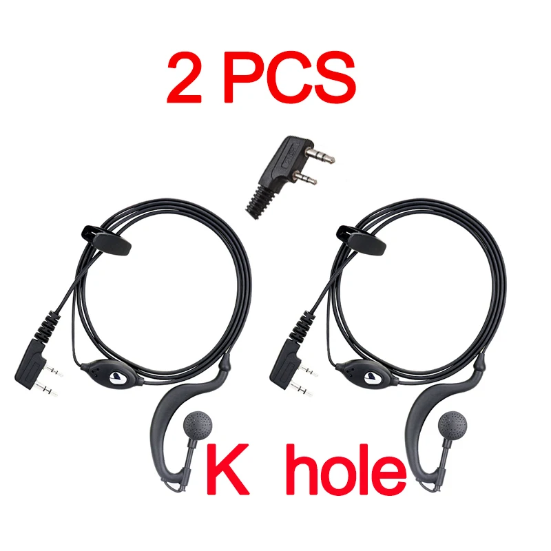 2pcs Two Way Ham Radio Earpiece For Kenwood Baofeng BF-888S UV5R Walkie Talkie Earwear Headphone Earphone K-Plug Wired Headset
2pcs Two Way Ham Radio Earpiece For Kenwood Baofeng BF-888S UV5R Walkie Talkie Earwear Headphone Earphone K-Plug Wired Headset