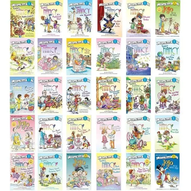 30 Books/Set I Can Read Fancy Nancy Manga Book Sets in English Learning Reading Picture Books for Kids Educational Booklets