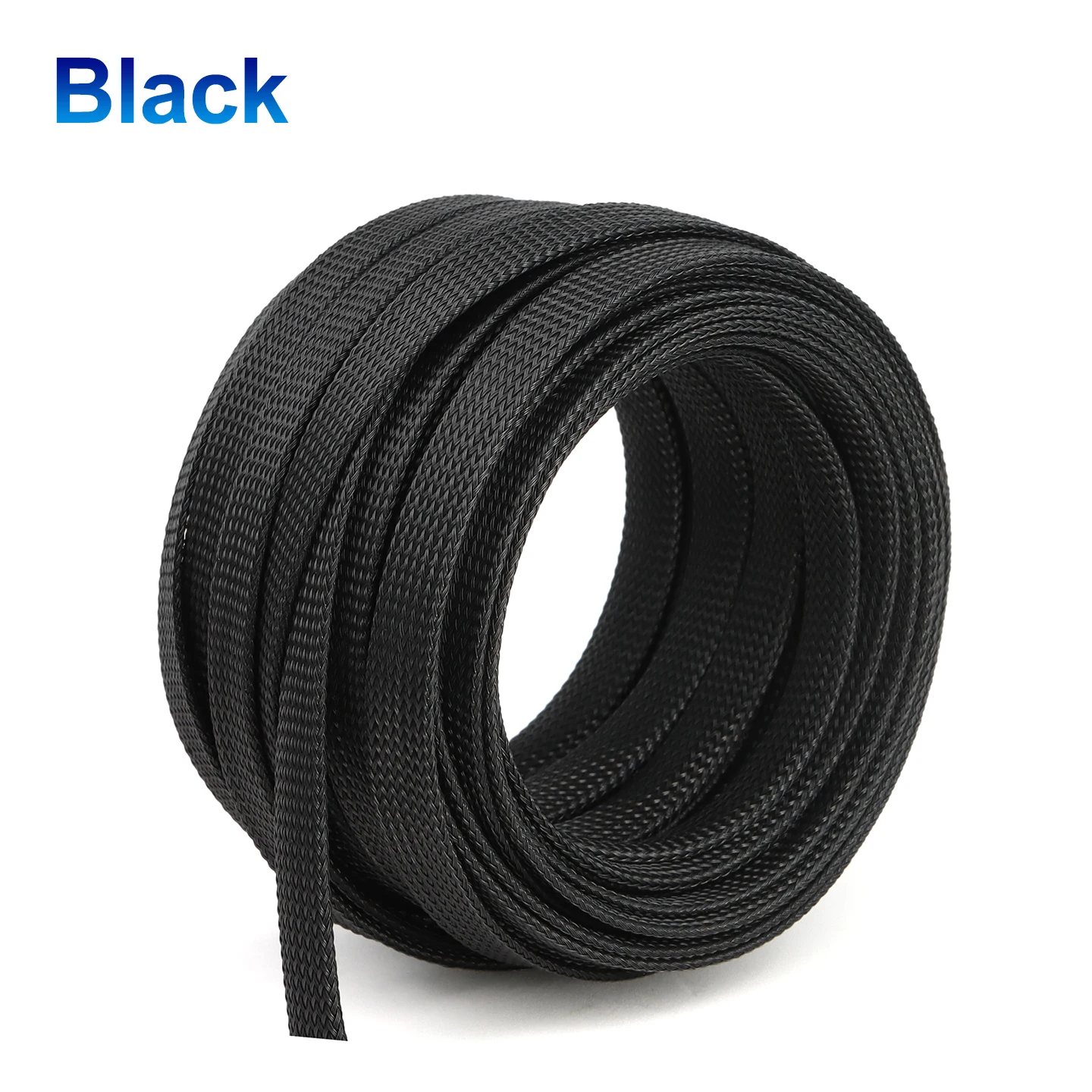 

Изолированная ПЭТ-оплетка 2/4/6/8/10/12/14/16/20/25/30/40 мм, черная/красная