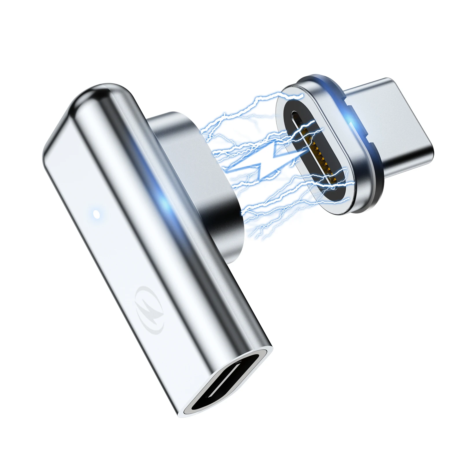 

100W Magnetic Type USB C Adapter 24pins Fast Charger Connector USB C 3.1 Data Transmission Converter For Macbook ipad Huawei