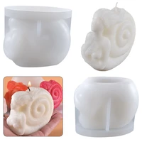conch girl candle silicone mold for diy epoxy resin handmade desktop decoration gypsum aromatherapy candle silicone mold