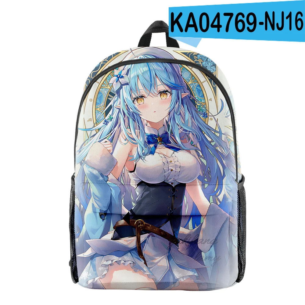 

Fashion HOLOLIVE Snowflakes pupil Bookbag Notebook Backpacks 3D Print Oxford Waterproof Boys/Girls Casual Travel Backpacks