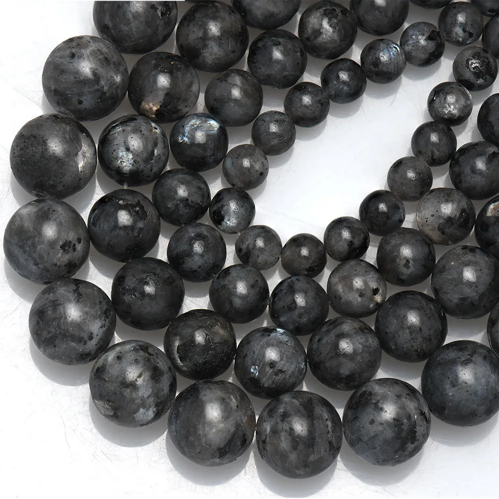 

AAA+ Natural Black Obsidian Stone Beads Round Loose Beads For Jewelry Making DIY Charms Bracelets Accessories 15" 4 6 8 10 12 mm