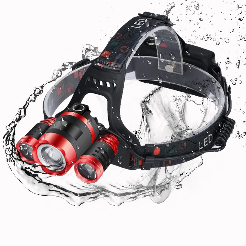 

Индукционный вращающийся Головной фонарь T03-3 с зумом (с USB-кабелем)