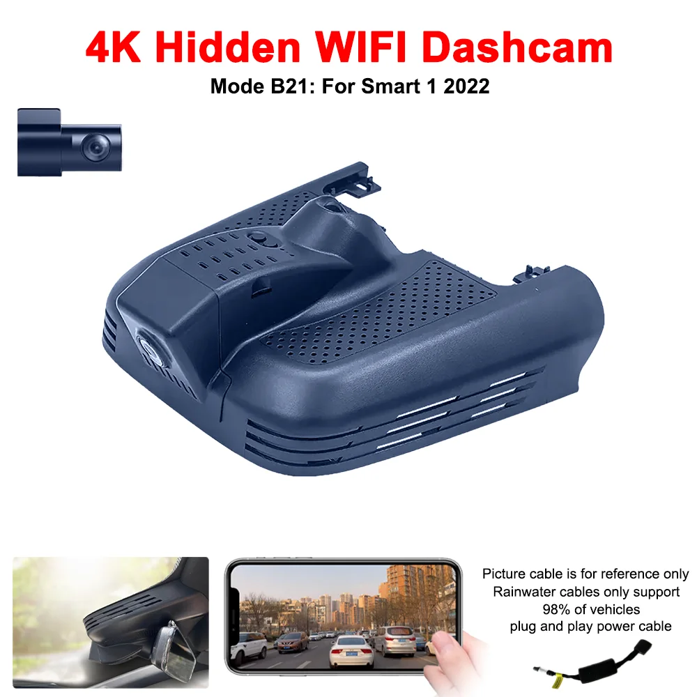 Dashcam Wifi Car Dvr Recording Devices Accessories