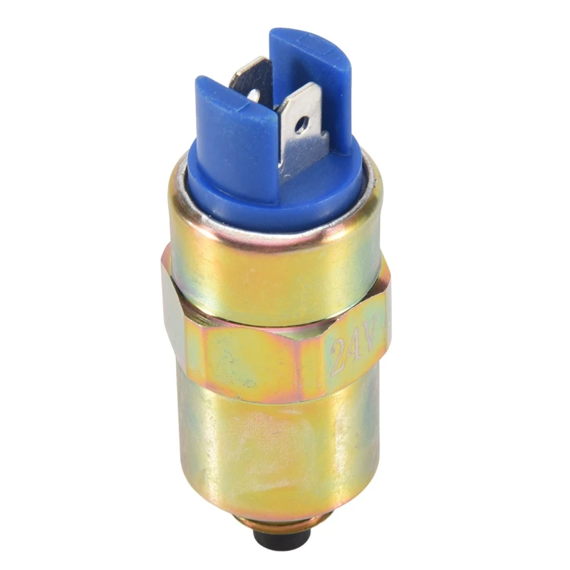 24V Fuel Pump Solenoid Cut-Off Stop For Delphi/Perkins Engine 7185-900P 7180049D 5000815650