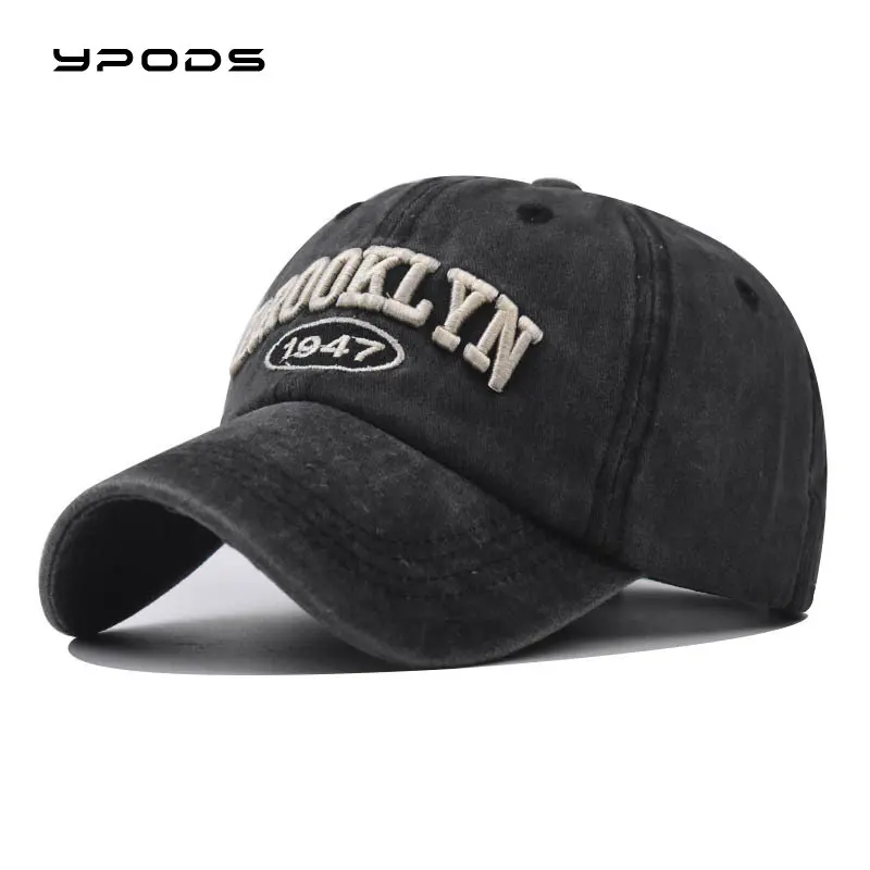 

New BROOKLYN Cotton Embroidered Baseball Hats for Men and Women Hip Hop Personality Duck Tongue Dad Caps Travel Hats Casquette