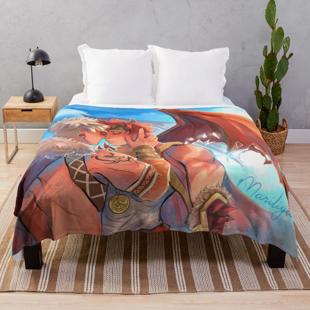 

Декоративное диванное одеяло Fantasy Kiribaku