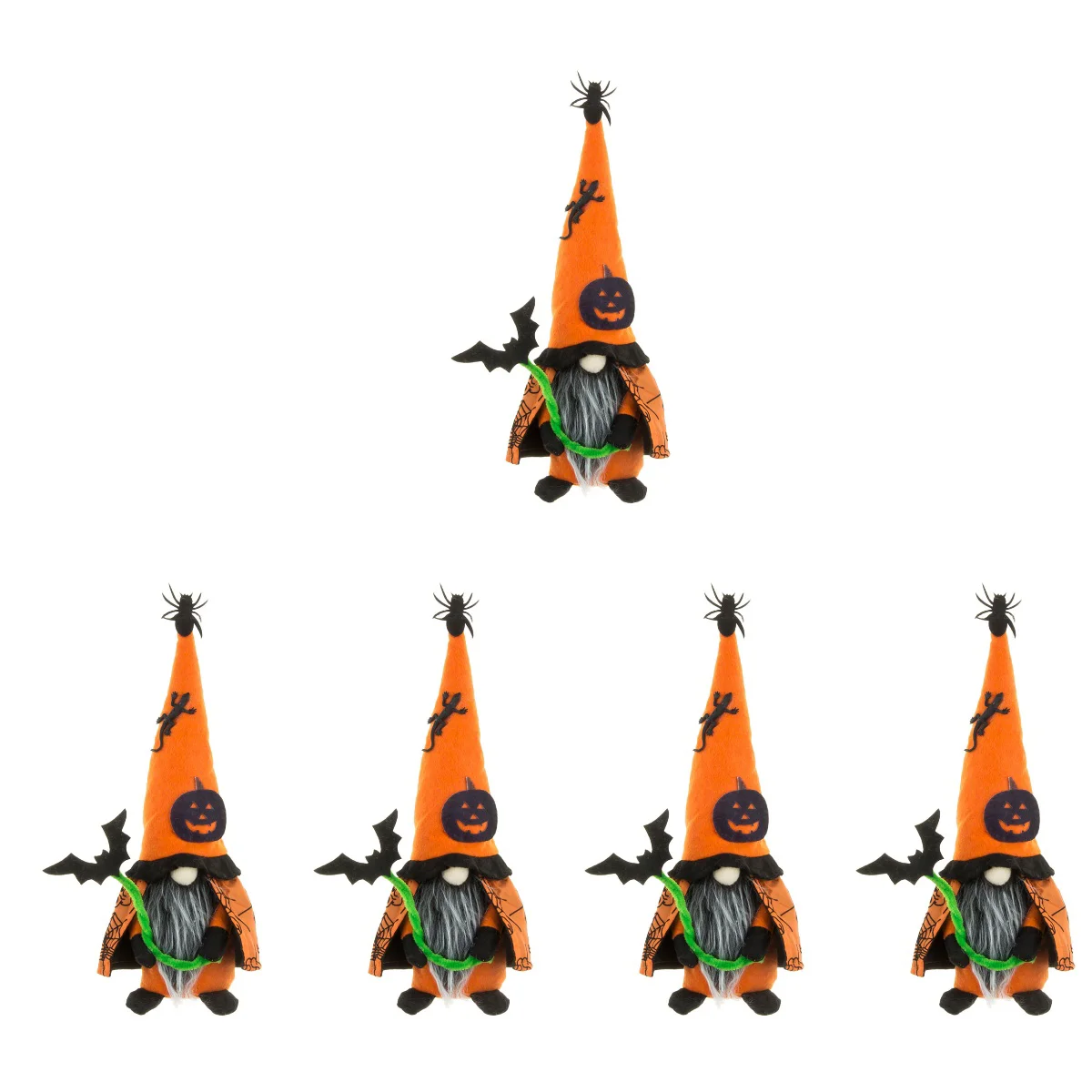 

5pcs Gnome Ornament Gnome Cloak Plush Party