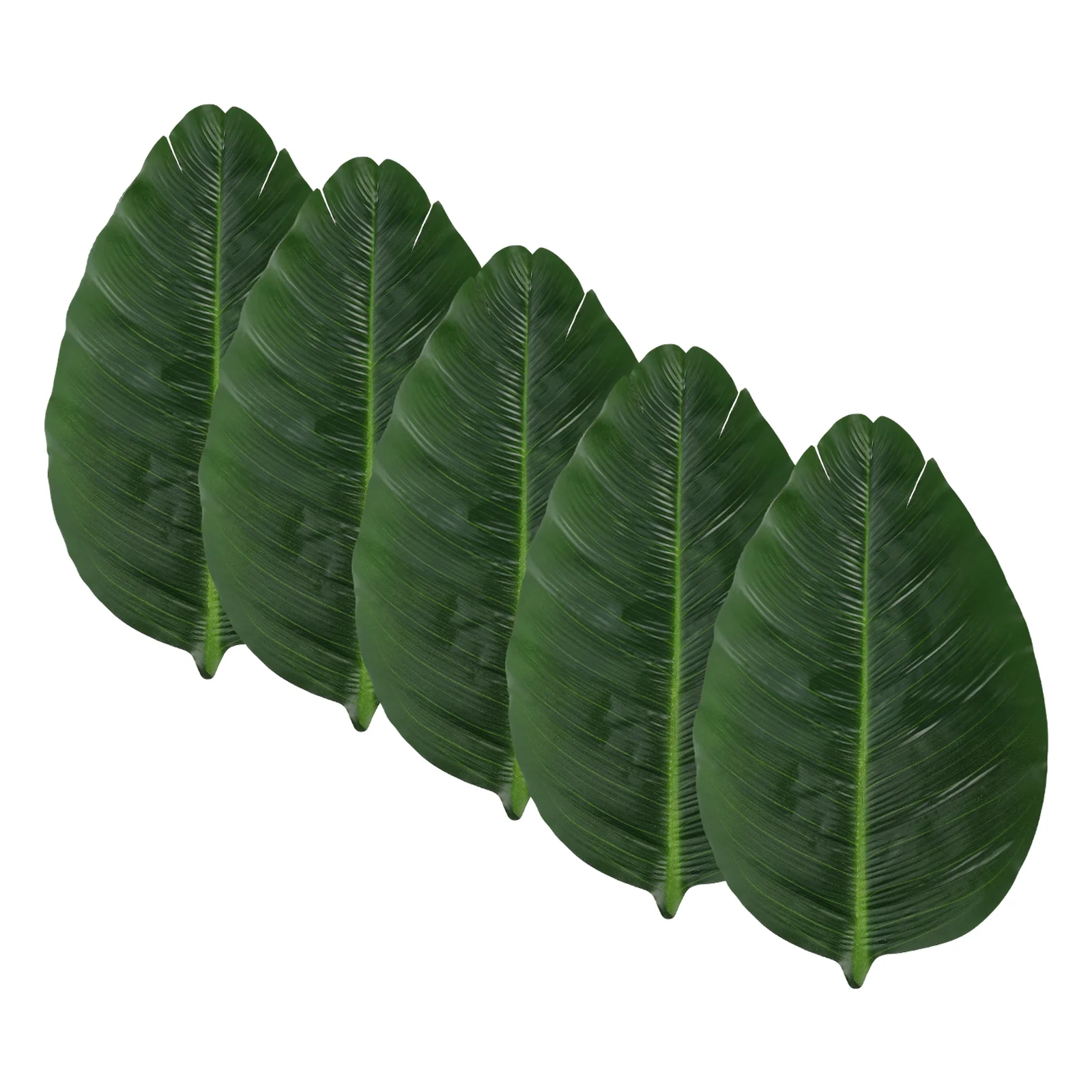 

Leaf Leaves Placemats Coasters Coaster Tropical Party Green Palm Cup Table Mats Mat Placemat Decoration Luau Hawaii Faux Drinks