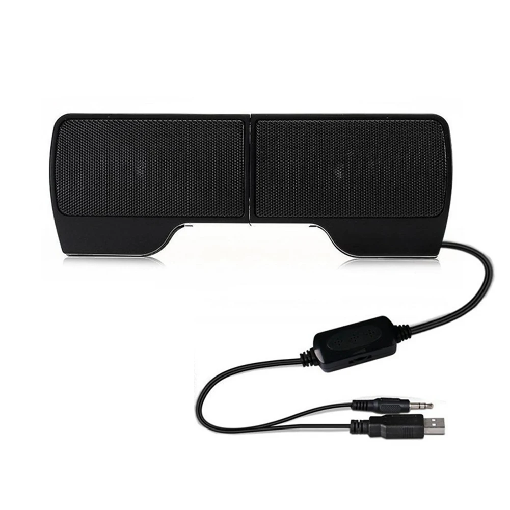 

A Pair 3.5mm Stereo SerB 2.0 Power Hanging Loudser for Laptops PC
