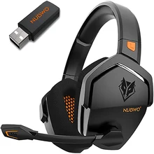 NUBWO G06 2.4G Wireless  Headphones Bluetooth Earphones 3.5mm Wired Gaming headset Noise Reduction with Mic for PS5 PS4 PC