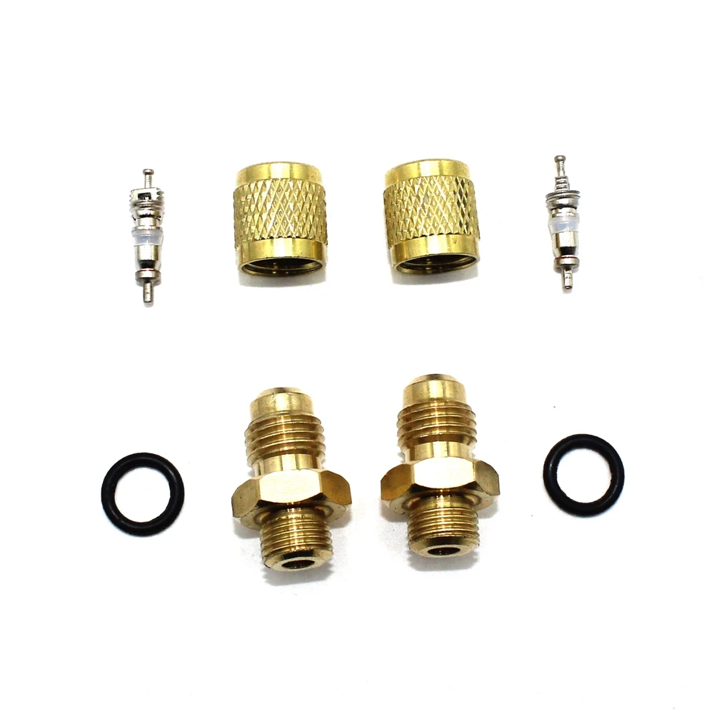 

Насадка для заполнения хладагента кондиционера, алюминиевая насадка, A/C сварочный Алюминиевый клапан, насадка