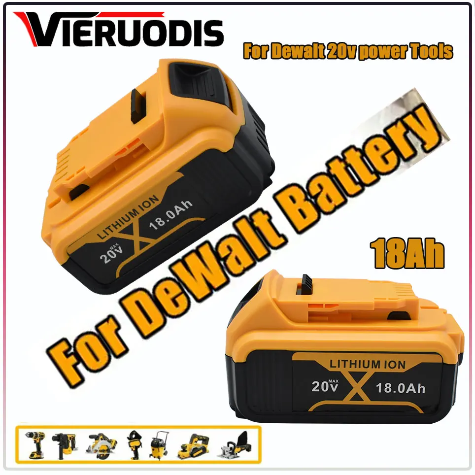 Перезаряжаемая литий-ионная батарея DCB200 DCB205 DCB204-2 DCB206