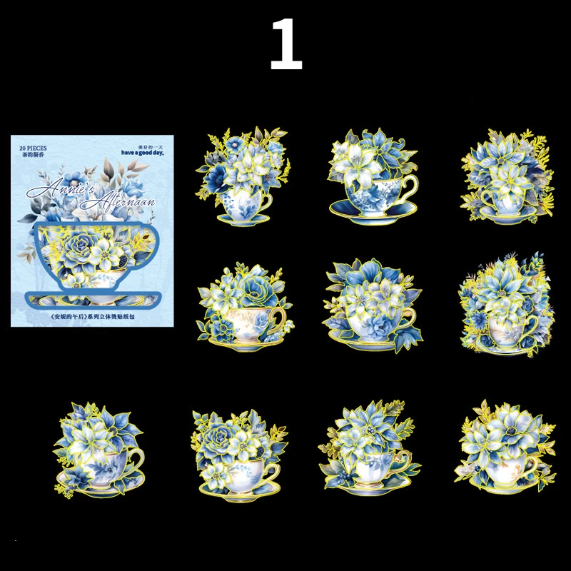 

Mr. Paper винтажная Цветочная наклейка упаковка 3D штамповка руководство наклейки на материал Эстетическая художественные канцелярские принадлежности 20 шт./упаковка