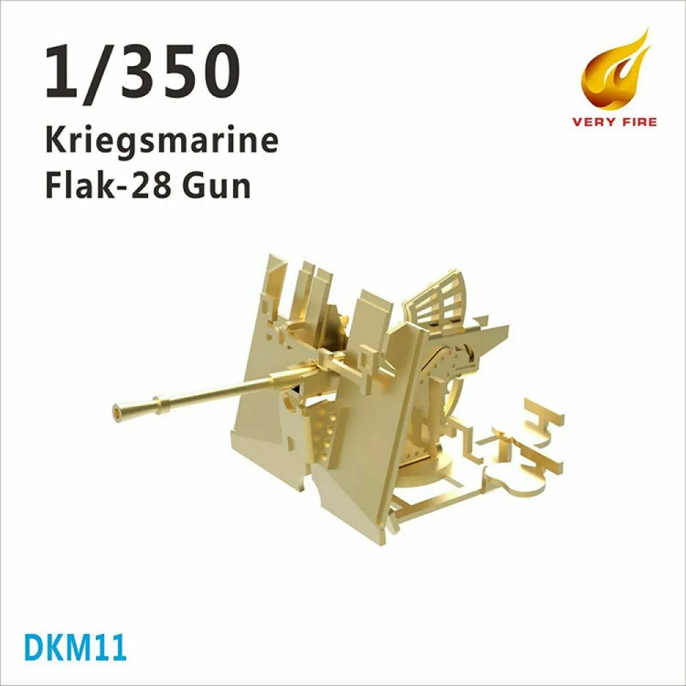 

VeryFire DKM11 1/350 Kriegsmarine Flak-28 gun