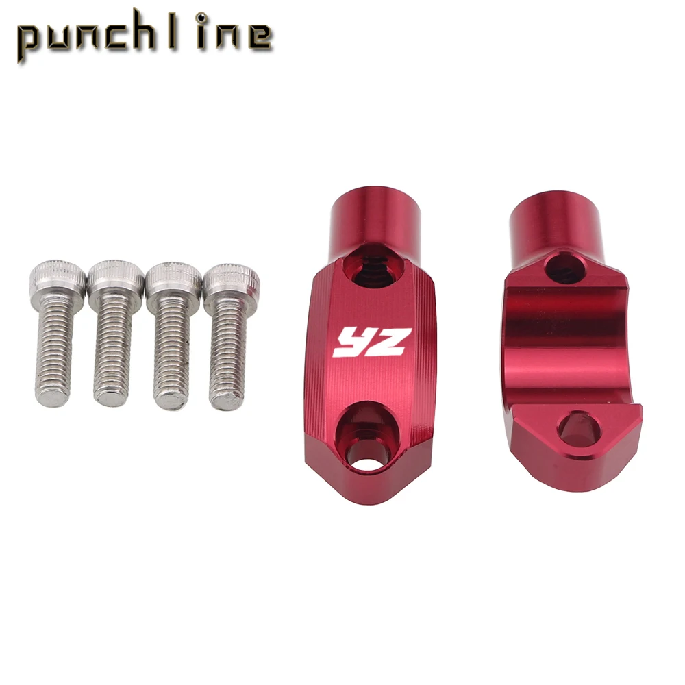 

For WR250F WR450F YZ125 YZ250/F/FX 426F master cylinder fixed mirror mount for 22mm handlebars positive and negative threads