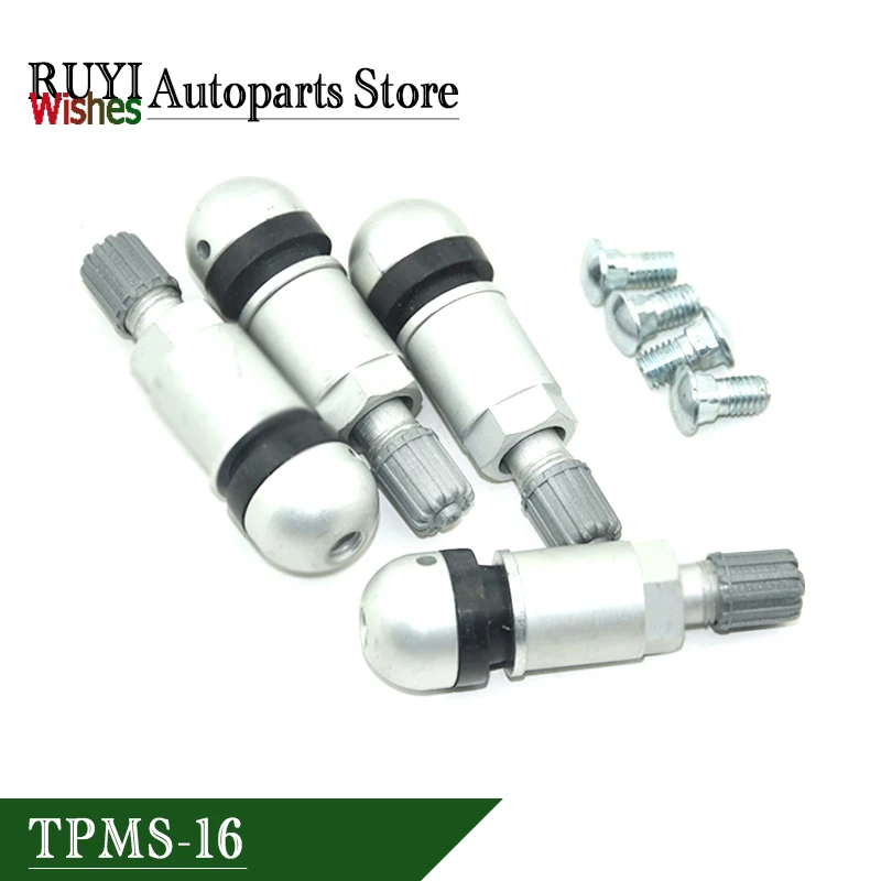Новый универсальный алюминиевый клапан для шин TPMS-16 BMW Benz Porsche Cayenne Mercedes Maserati TPMS