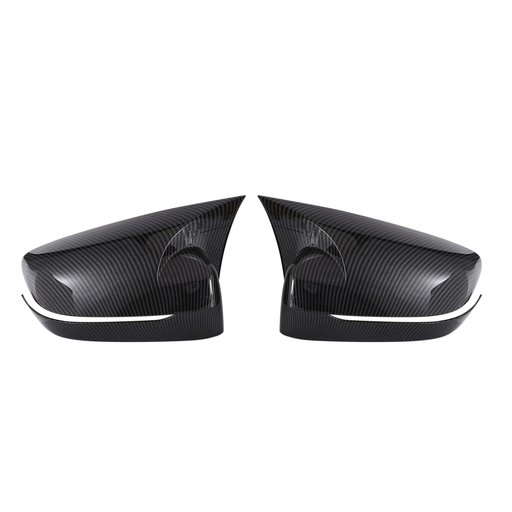 

For-BMW G30 G38 GT G11 G12 2016-2020 Carbon Fiber Car Door Side Rearview Mirror Cover Side Mirror Cap Sticker Trim