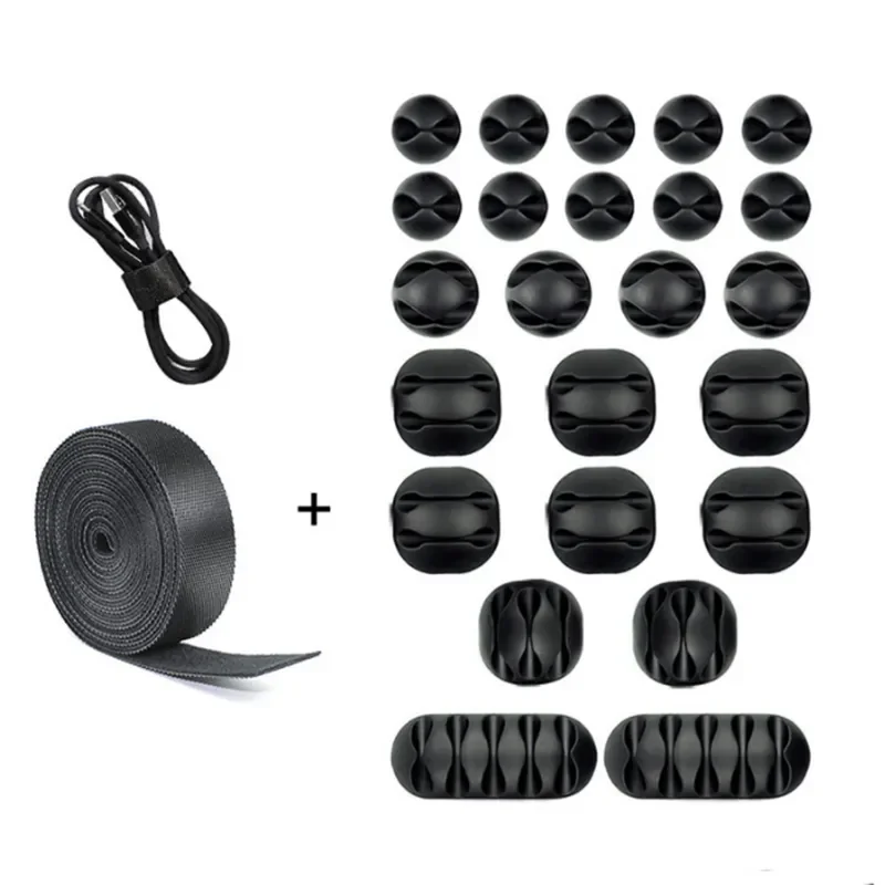 

New high quality Cable Organizer USB Cable Management Winder Desktop Tidy For Headphone Phone charging cable wire organizer