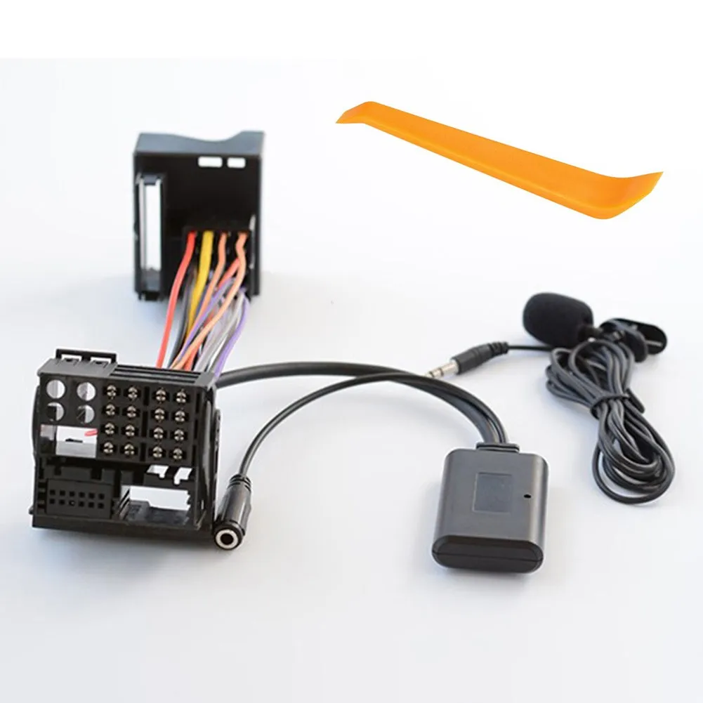 

1Set Aux Bluetooth Adapter Black For Ford For Mondeo For Focus Bluetooth Audio Handsfree Phone Calls Audio Cable Harness Adapter