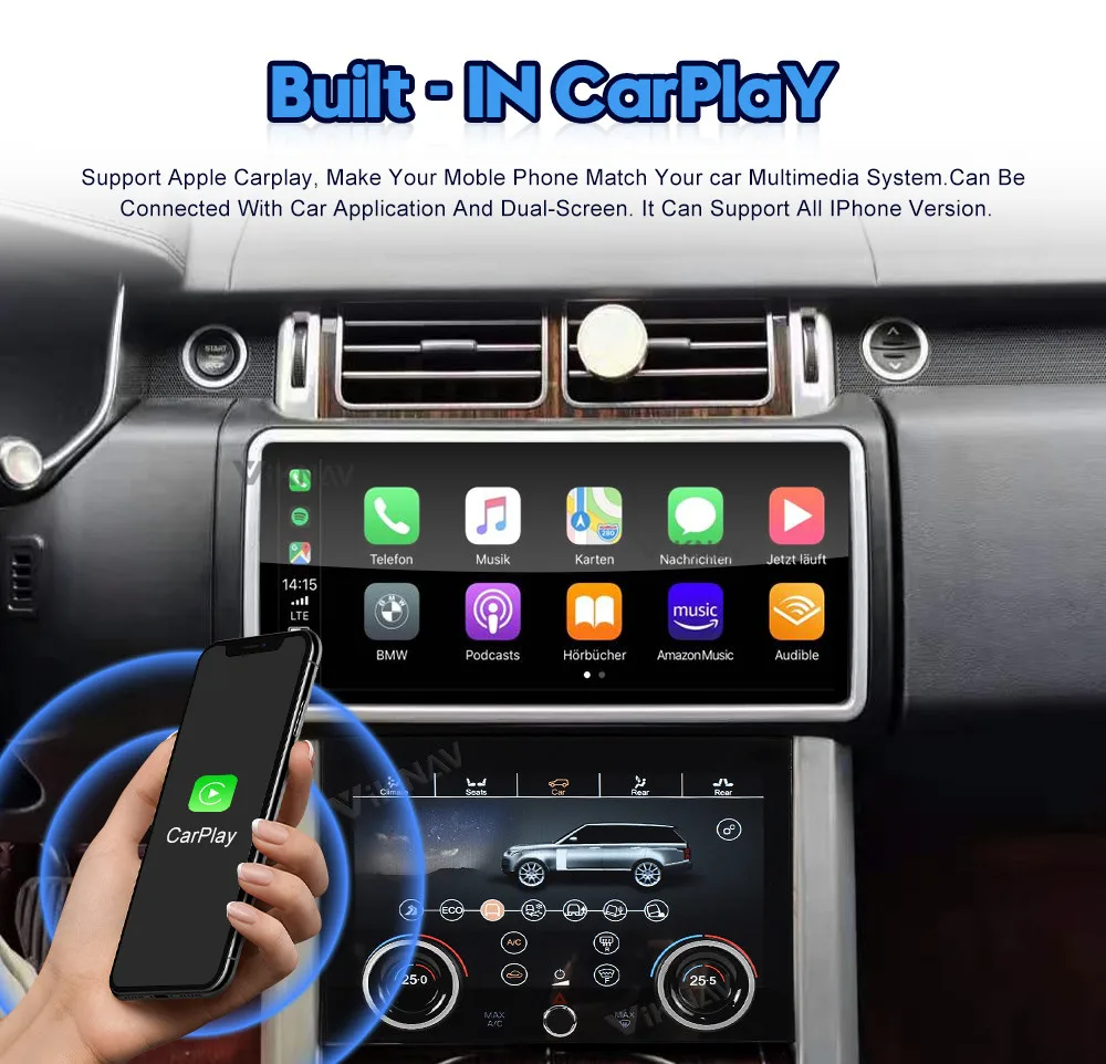 Автомагнитола для Range Rover vogue L405 2013-2017 сенсорный экран GPS-навигация DVD