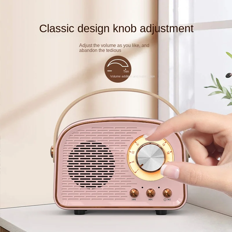 

Outside the radio mini speaker classic radio hands-free wireless hand gifts