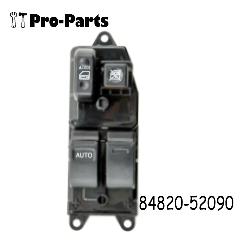 

Front Left Power Window Master Control Switch 84820-52090 84820-12361 84820-12450 For Toyota Yaris Echo Verso