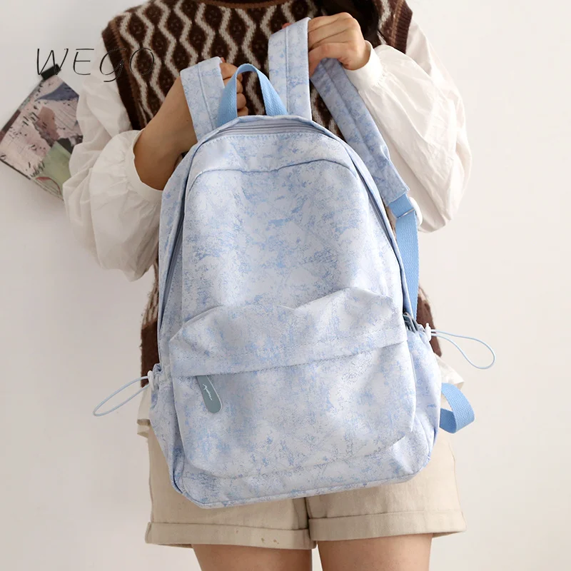 

Fashion Harajuku backpack female college students backpack female dark print lightweight korean schoolbag