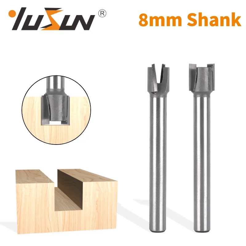 

YUSUN 8MM Shank Mortising Bit Lock Door Router Bit Woodworking Milling Cutter For Wood Bit Face Mill Carbide Cutter End Mill