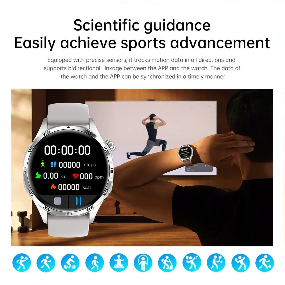 Водонепроницаемые смарт-часы IOS Android Sport на открытом воздухе GPS Смарт-часы для