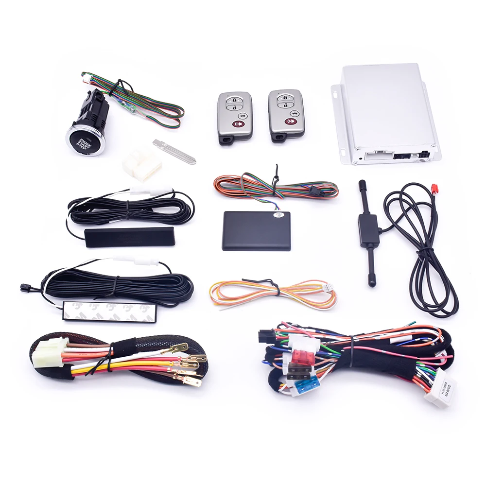 

Auto engine CANBUS upgrade car central locking universal remote starter start stop keyless entry system for toyota prado