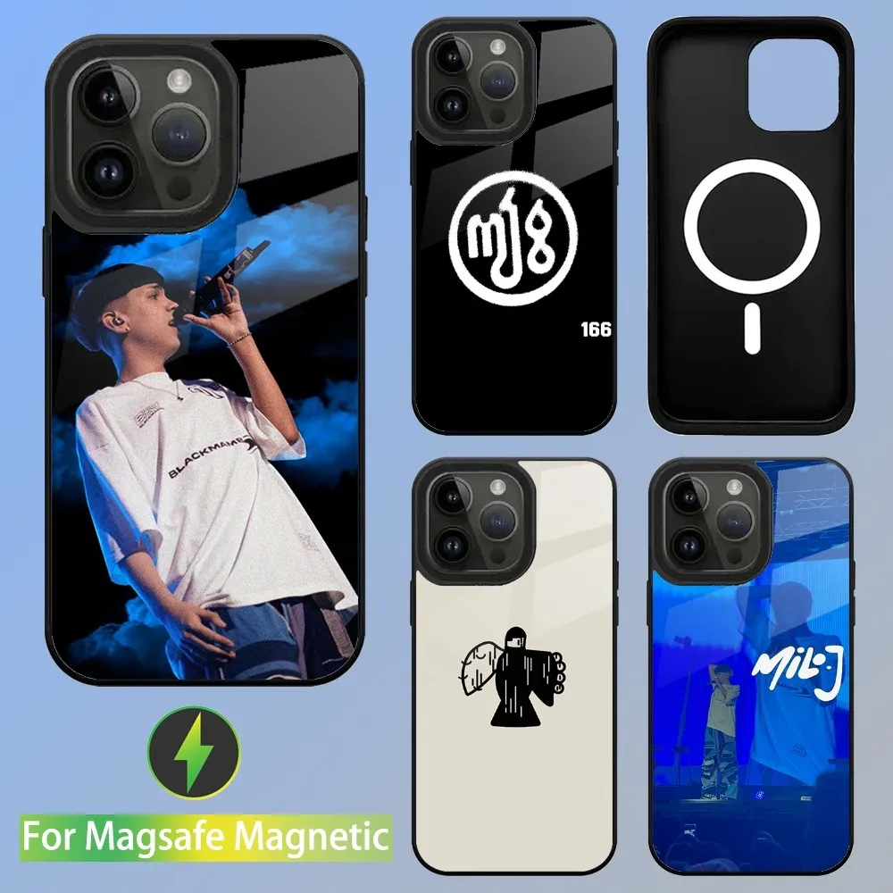 Чехол для телефона Singer Milo j iPhone 16 15 14 13 12 11 Plus Pro Max Mini Magsafe с магнитной беспроводной