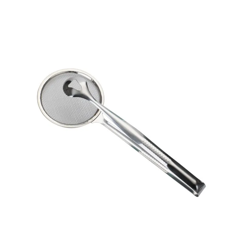 

Stainless Steel Oil Frying Skimmer Fryer Clamp Filter Spoon 2 In 1 Oil Strainer Mesh Colander Leak Oil Spoon Kitchen Tools