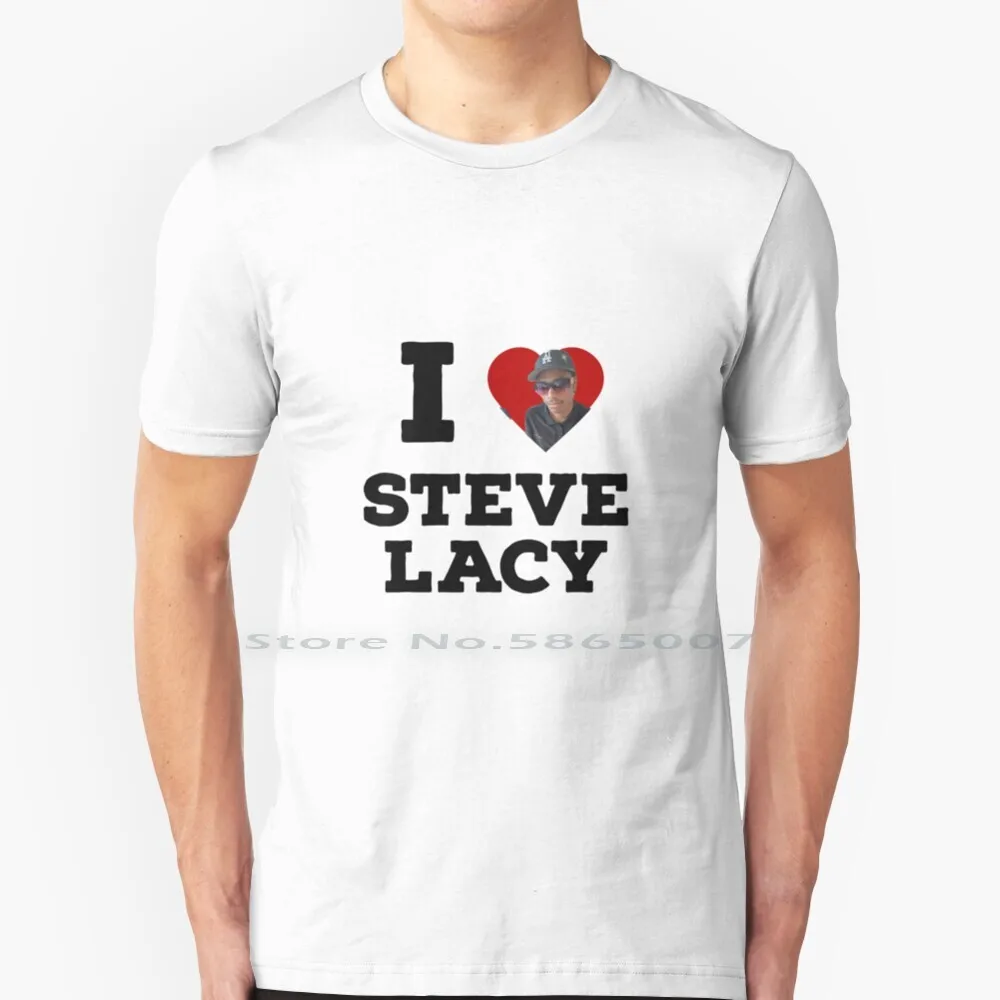 

I Heart Steve Lacy T Shirt 100% Cotton Music Tyler The Creator The Internet Indie Syd Apollo Xxi Kali Uchis Band Dark Red