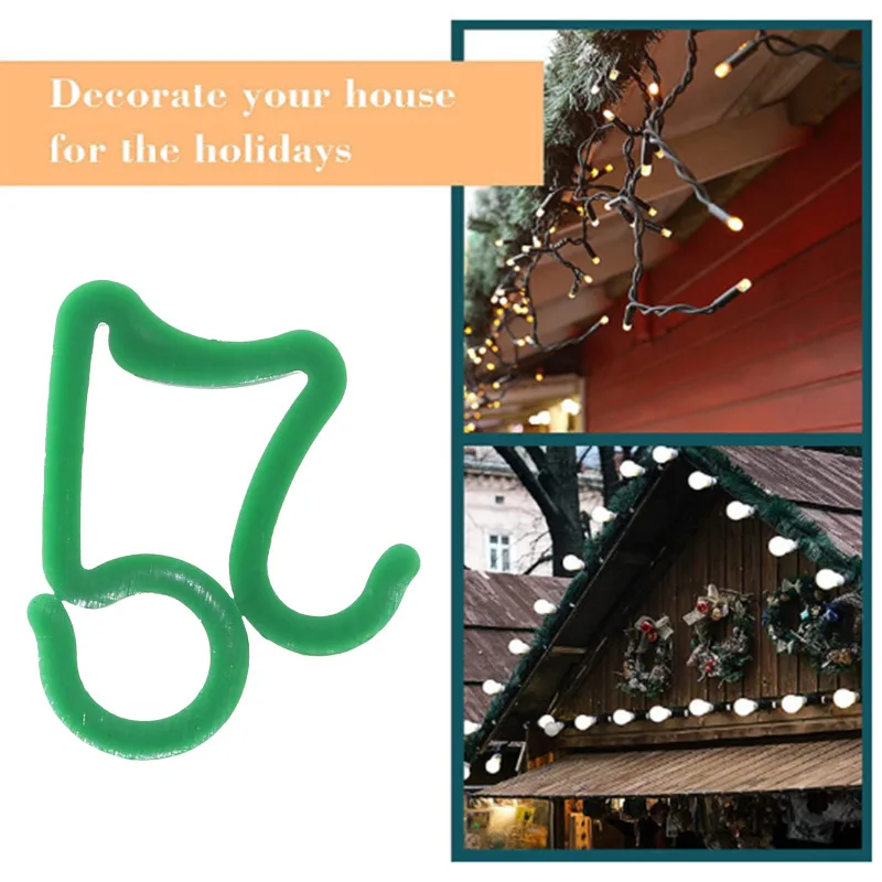 

20/50 шт., уличные крючки для подвешисветильник новогодней елки