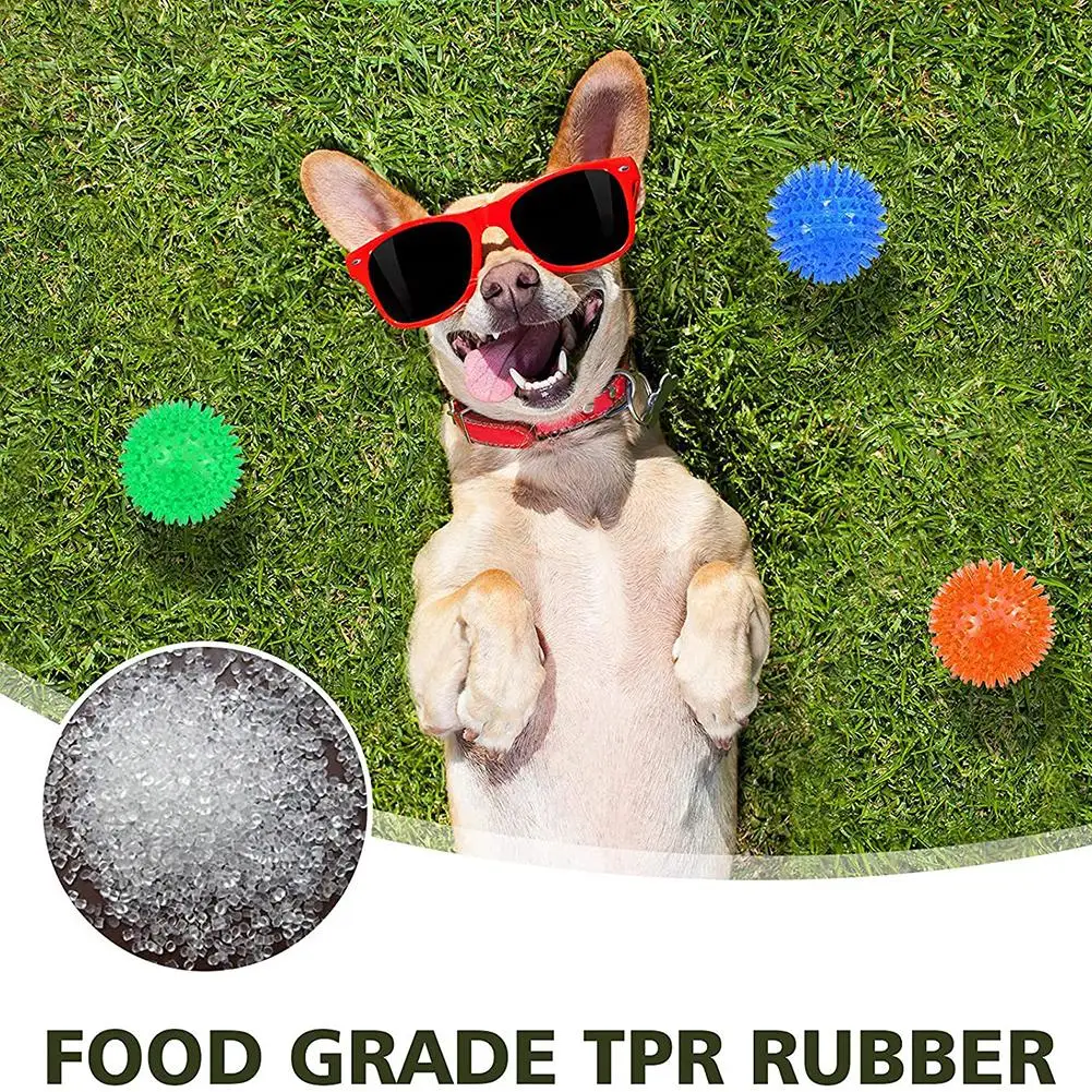 

Pet Squeaky Balls Bite-resistant Chew Toys Balls Interactive Training Pet Toys For Small Medium Dogs