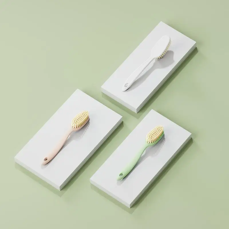 

Щетка для стирки домашних животных, новая простая щетка для одежды, длинная ручка, чистящее средство, розовая/зеленая/белая мягкая щетка Pp