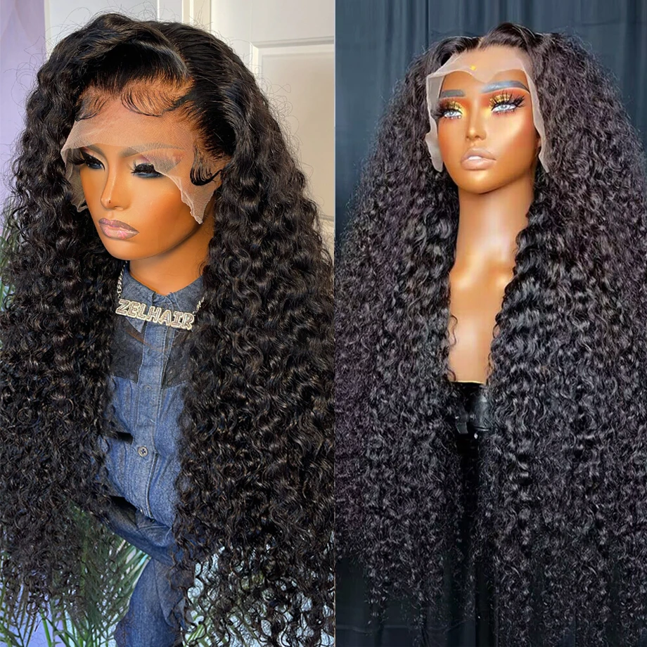 

Парик женский из натуральных волос с глубокой волной, 13 х6 Дюймов, 30/32/40 дюймов