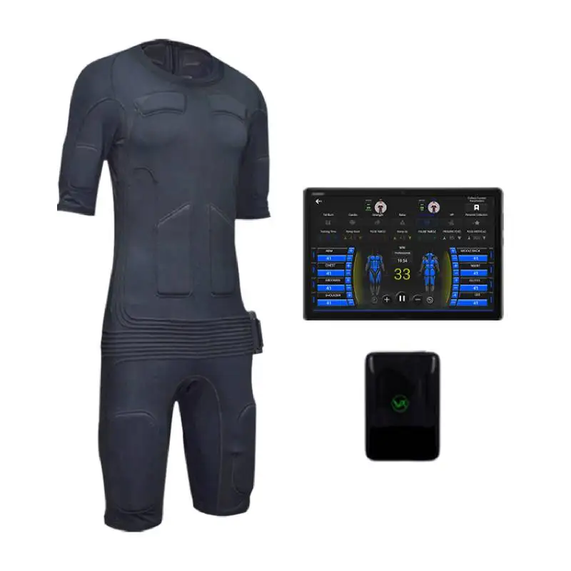 

Профессиональный фитнес, черный цвет, беспроводная лампа, костюм для тренировок, костюм для стройного тела