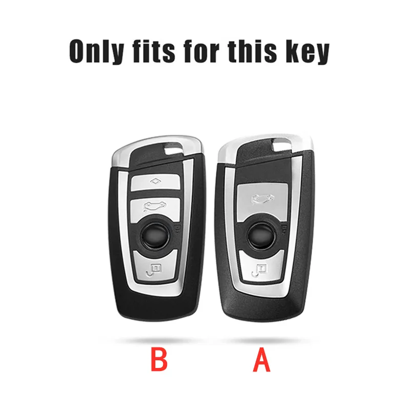 Фото Мягкий кожаный чехол для автомобильных ключей для BMW 1, 3, 5, 7 серий, моделей 320i, 530i, 550i, F20, F15, F16, F48, G20, G30, G01, G02, G05, G11, X1, X3, X4, X5, X6 №2