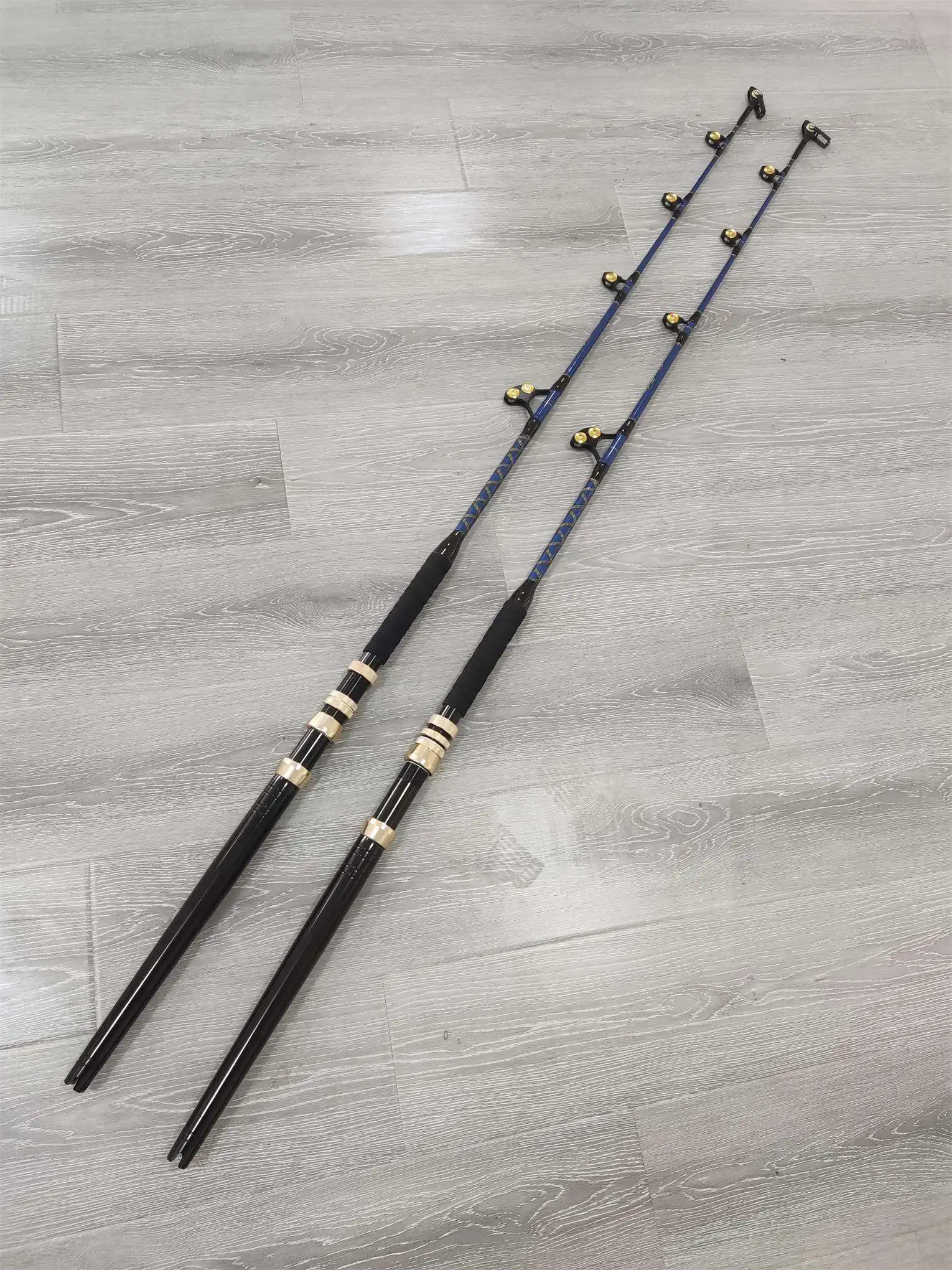 Сверхмощные поворотные наконечники Троллинговые удочки из стекловолокна для